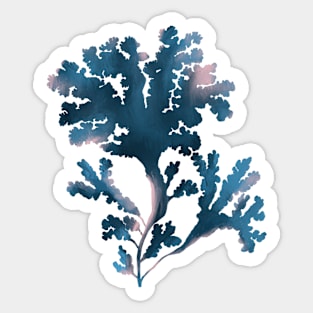 Blue seaweed  illustration Sticker